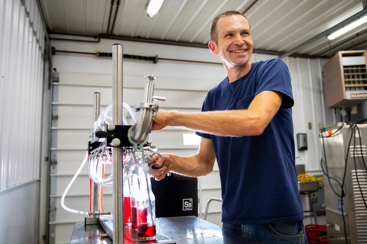 Matt Agle at Agle's Farmhouse Soda